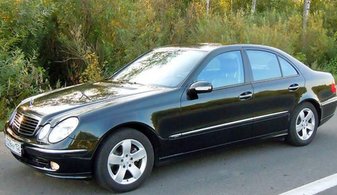 Машина на свадьбу Mercedes-Benz W210 № Т2374, черный