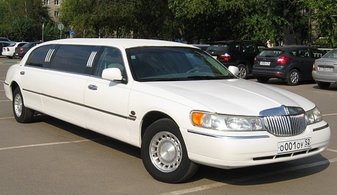 Свадебный лимузин Lincoln Limousine Towncar № Л2443, белый