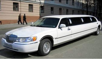 Свадебный лимузин Lincoln Limousine Towncar № Л2444, белый