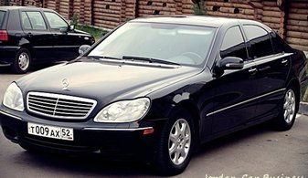 Машина на свадьбу Mercedes-Benz W220 № J2633, черный