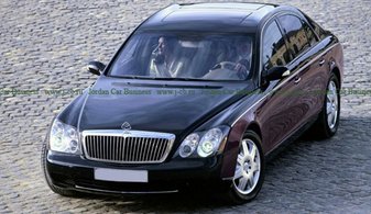 Машина на свадьбу Maybach 62 № J2660, черный