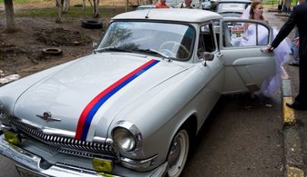 Машина на свадьбу ГАЗ Волга 21 № Л2767, белый