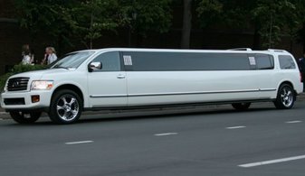 Свадебный лимузин Infiniti FX № П2813, белый