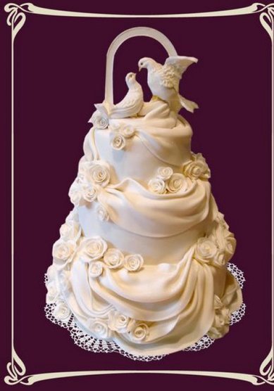 Торт на свадьбу C9 (А21635) - Кондитерская Аркис