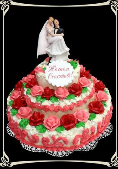 Свадебный торт C26 (А21652) - Кондитерская Аркис