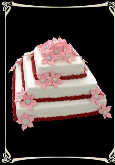 Торт на свадьбу C33 (А21669) - Кондитерская Аркис