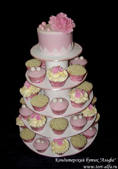 Торт на свадьбу б25421 - Кондитерский бутик Альфа