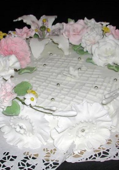 Свадебный торт М27644 - Кондитерская Медовик