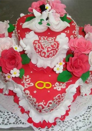 Торт на свадьбу М27645 - Кондитерская Медовик