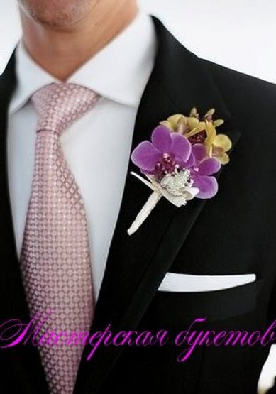 Бутоньерка М3239 - Салон цветов Мастерская букетов