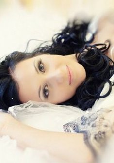 Cвадебная прическа Е13039 с собранными волосами