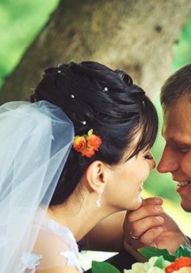 Прическа на свадьбу И13054 - Художник-модельер по причёскам, стилист-визажист Ирина Костальская...