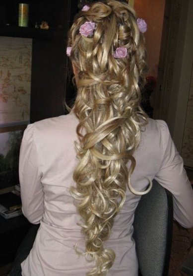 Прическа на свадьбу Н13080 - Стилист-визажист Наталья Благова