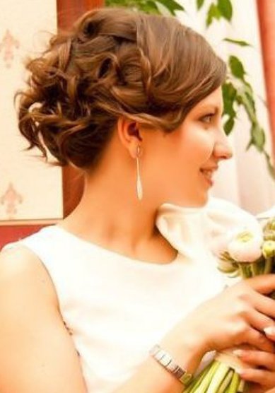 Свадебная прическа Е12793 - Стилист-визажист Елена Короткова