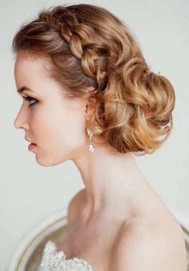 Прическа на свадьбу Я12878 - Стилист-визажист Яна Колтунова