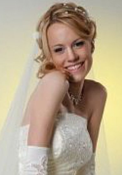 Прическа на свадьбу Т12902 - Стилист-визажист Татьяна Яблокова - Волычева