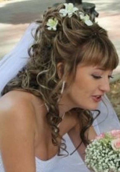 Прическа на свадьбу А13010 - Стилист-визажист Алла Попова