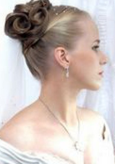 Прическа на свадьбу А13014 - Стилист-визажист Алла Попова