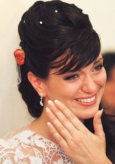 Прическа на свадьбу И13054 - Художник-модельер по причёскам, стилист-визажист Ирина Костальская...