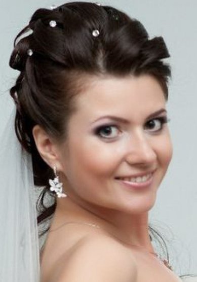 Свадебная прическа И13057 - Художник-модельер по причёскам, стилист-визажист Ирина Костальская...