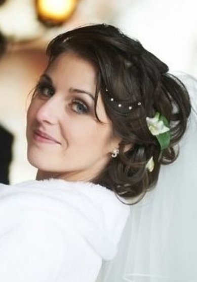 Свадебная прическа Л13063 - Стилист-визажист Любовь Букетова