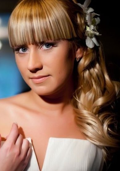 Прическа на свадьбу Л13068 - Стилист-визажист Любовь Букетова