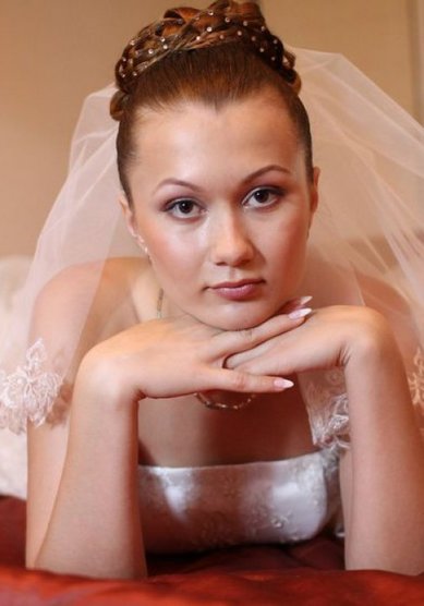 Прическа на свадьбу А13140 - Стилист-визажист Алла Попова