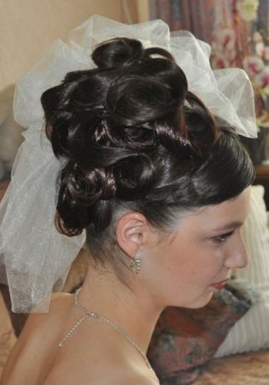 Прическа на свадьбу А13144 - Стилист-визажист Алла Попова