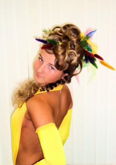 Свадебная прическа фантазийный образ невесты (Т13177) - Стилист-визажист Татьяна Яблокова - Волычева...