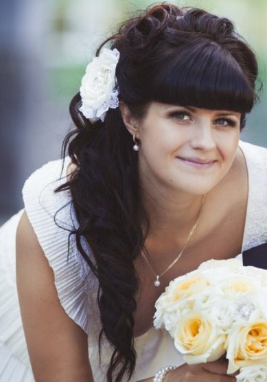 Прическа на свадьбу Т15756 - Стилист-визажист Татьяна Яблокова - Волычева