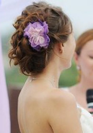 Прическа на свадьбу Т15762 - Стилист-визажист Татьяна Яблокова - Волычева