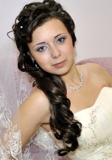 Свадебная прическа Т15763 - Стилист-визажист Татьяна Яблокова - Волычева