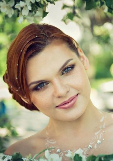 Прическа на свадьбу О16166 - Стилист-визажист CHARM factory