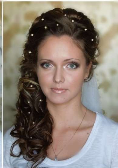 Прическа на свадьбу О16432 - Стилист-визажист CHARM factory