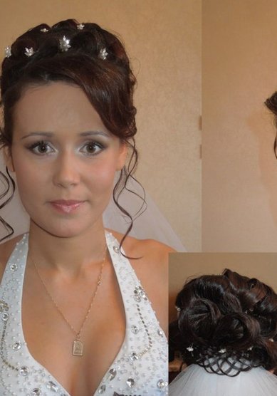 Прическа на свадьбу О16436 - Стилист-визажист CHARM factory