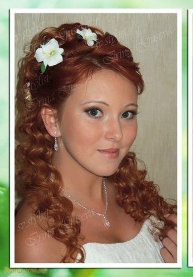Прическа на свадьбу О16438 - Стилист-визажист CHARM factory