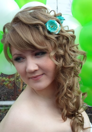 Прическа на свадьбу Е16582 - Стилист-визажист Елена Короткова