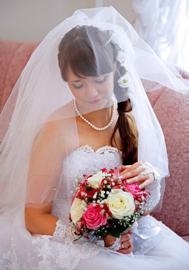 Свадебная прическа Е16583 - Стилист-визажист Елена Короткова