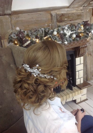Свадебная прическа Е18715 - Стилист-визажист Елена Короткова