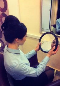 Высокая, гладкая, бабетта (Е18712)