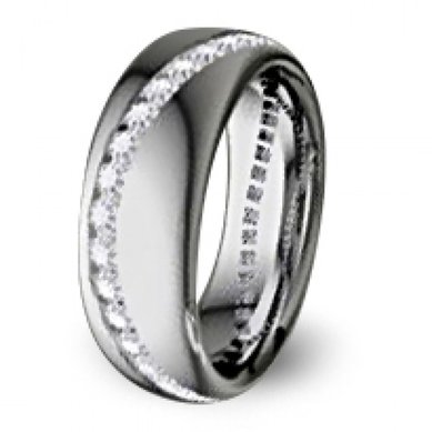 Обручальное кольцо WED-1004-З2305 - Ювелирная мастерская Золотая модель