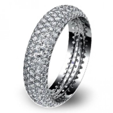 Обручальное кольцо WED-1167-З2326 - Ювелирная мастерская Золотая модель