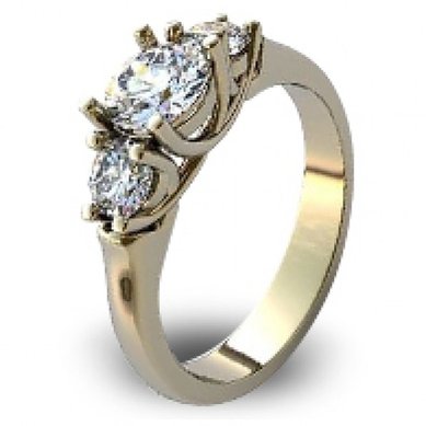 Помолвочное кольцо П-003-V2332 - Салон обручальных колец Vera