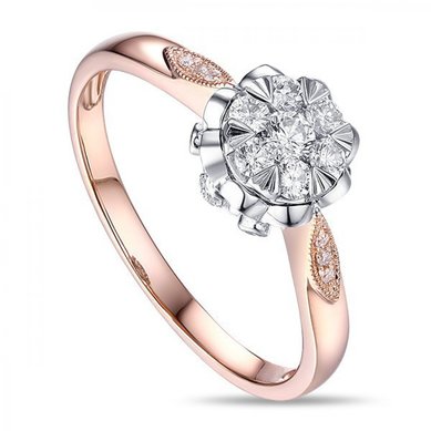 Помолвочное кольцо R2011-1851142AD-М7764 - Ювелирная компания Московский ювелирный завод