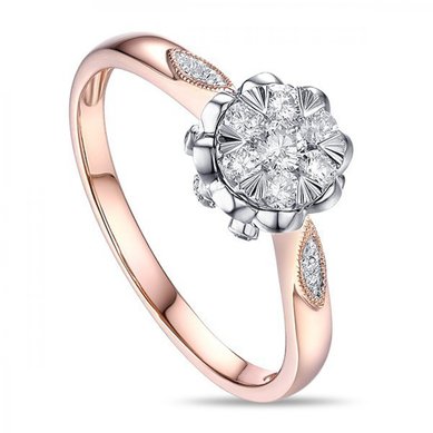 Помолвочное кольцо R2011-1851142AKD-М7765 - Ювелирная компания Московский ювелирный завод