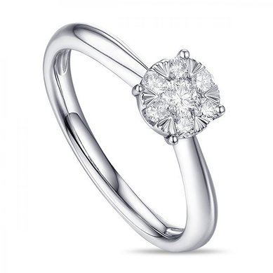 Помолвочное кольцо R2011-1851352AD-М7767 - Ювелирная компания Московский ювелирный завод