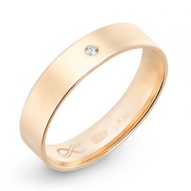 Обручальное кольцо R01-WED-00002-М7776 - Ювелирная компания Московский ювелирный завод