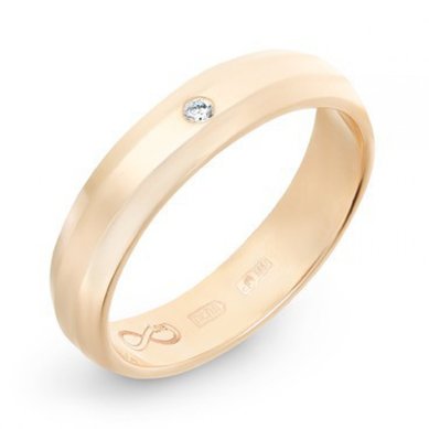 Обручальное кольцо R01-WED-00007-М7778 - Ювелирная компания Московский ювелирный завод