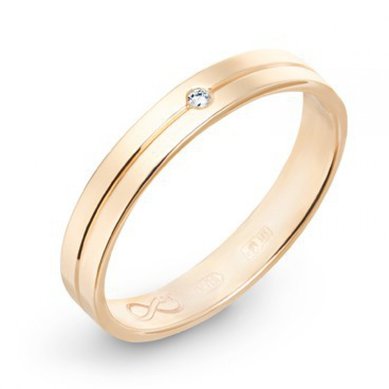 Обручальное кольцо R01-WED-00008-М7779 - Ювелирная компания Московский ювелирный завод