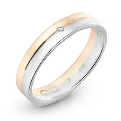 Обручальное кольцо R01-WED-00024-М7790 - Ювелирная компания Московский ювелирный завод